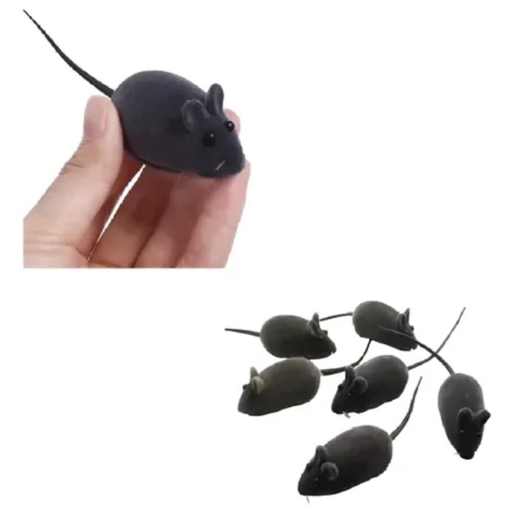 Ratinho Brinquedo Interativo Som Automatico Gatos 50 Unidades Diversao Estimulo Atividade