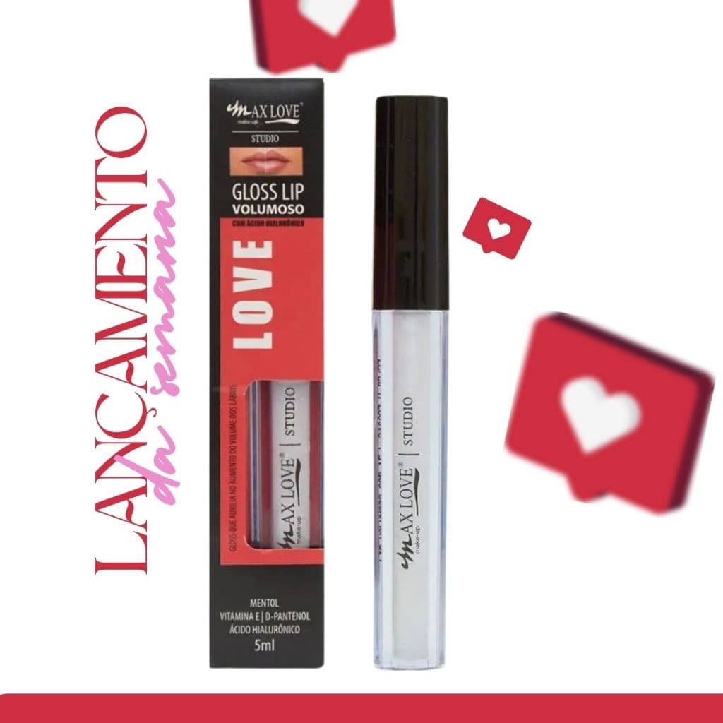 Gloss Labial Max Love - Lip Volumoso 19