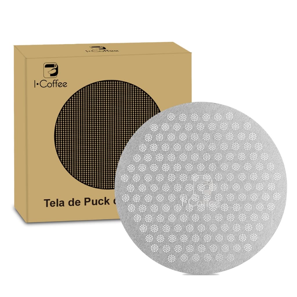 iCoffee Disco de Malha Inox Reutilizável para Café Espresso – Filtro de Precisão