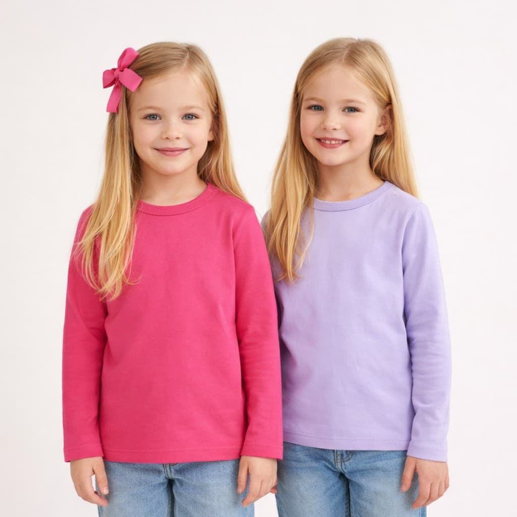 Kit 2 Blusas Térmicas Sortidas Infantil Menina Peluciadas  Inverno 1 ao 14 Anos