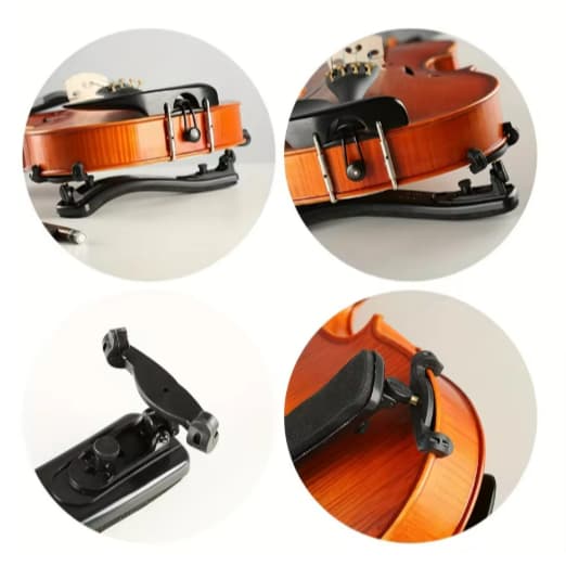 Espaleira para Violino 4/4 - 3/4 - Ajustável com Apoio Confortável – Suporte para Ombro