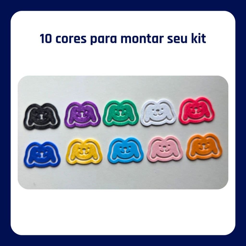 Marcador de Página Cachorro para Leitura • Kit 10 20 30 ou 50