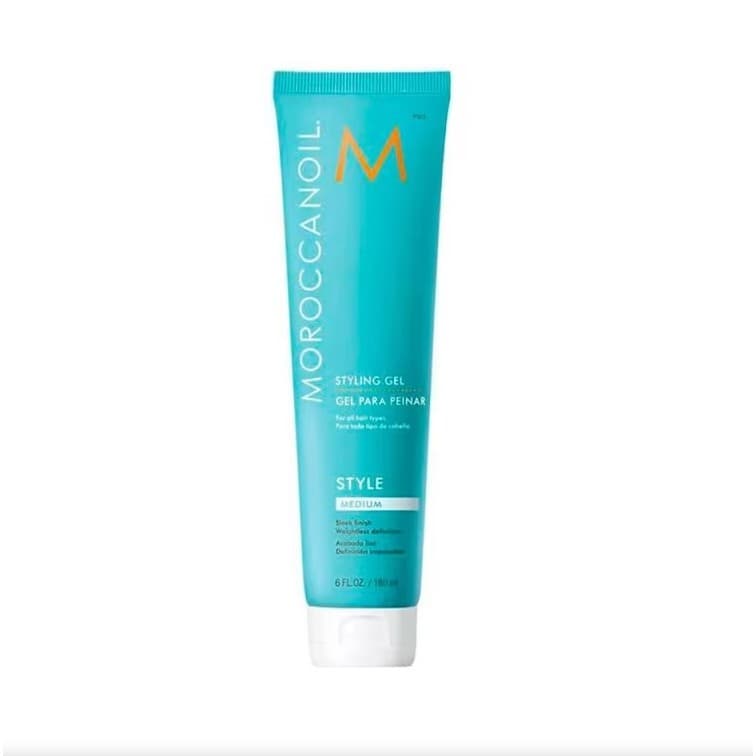 Gel modelador sem álcool. Moroccanoil Styling Gel todos os tipos de cabelos