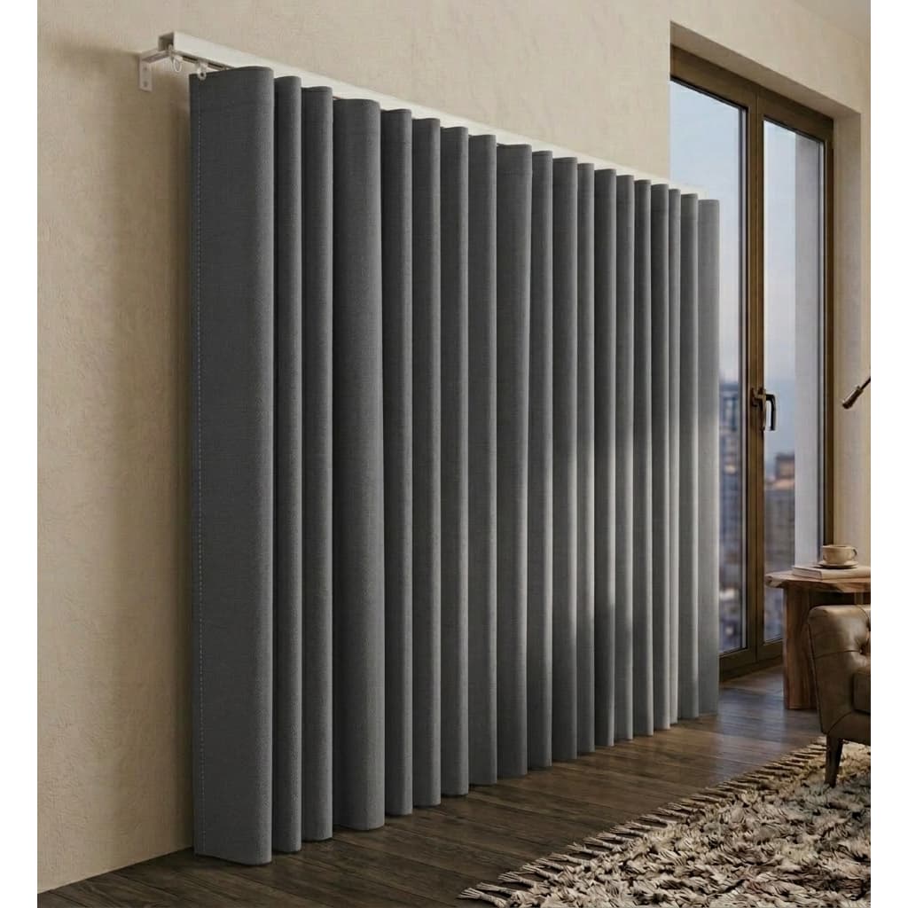 Cortina Blackout Em Tecido 3,00 X 2,50 para Trilho Antigo