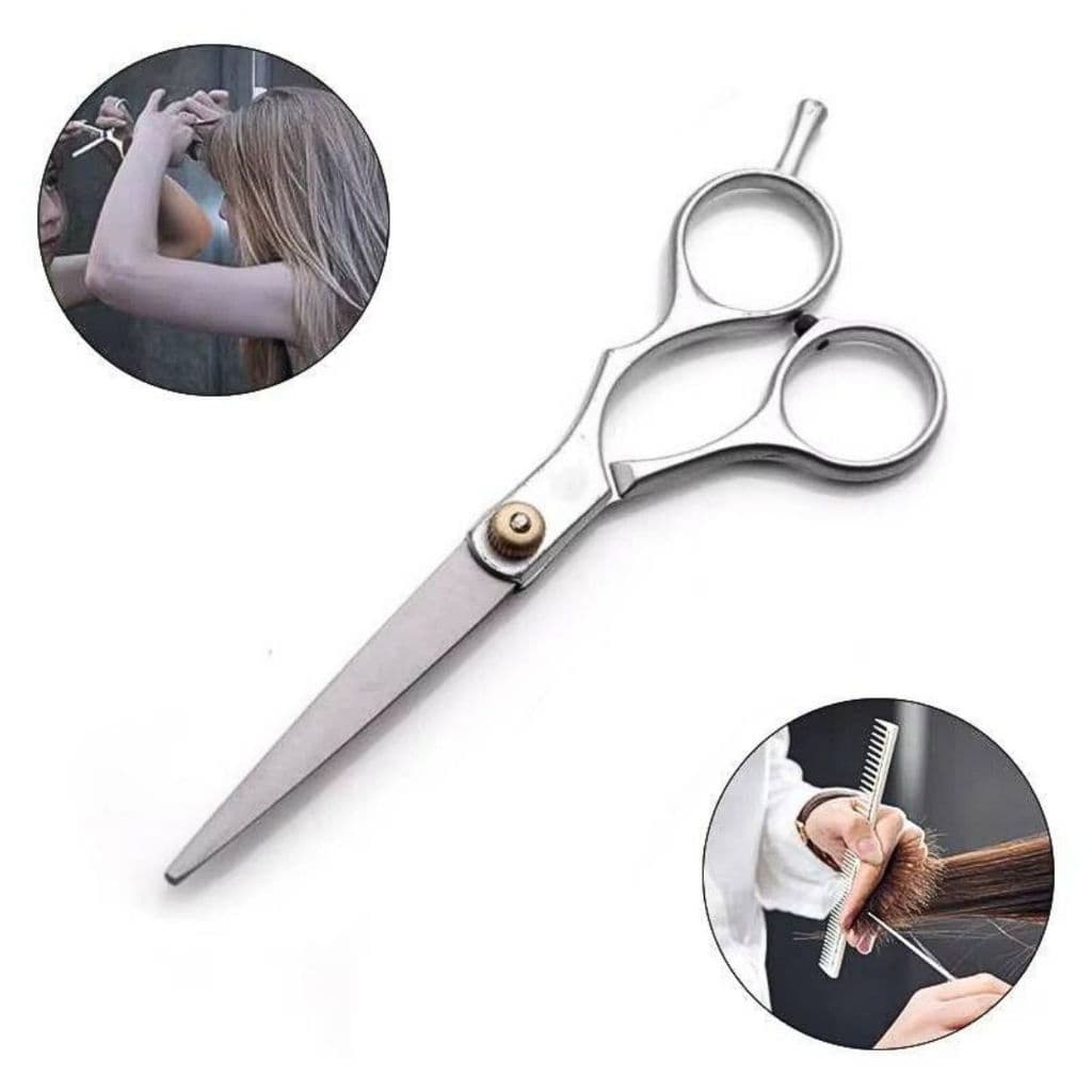 Tesoura Cabeleireiro Profissional 16cm Aço Inoxidável Barbearia E Salão
