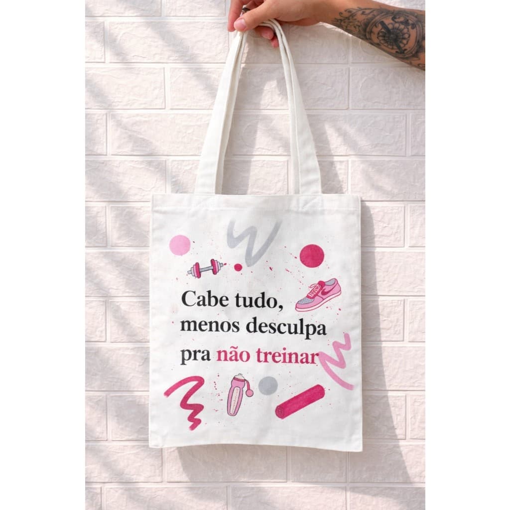 Ecobag Academia Sublimada 39x48cm Bolsa Ecológica Sacola Reutilizável Tote Bag