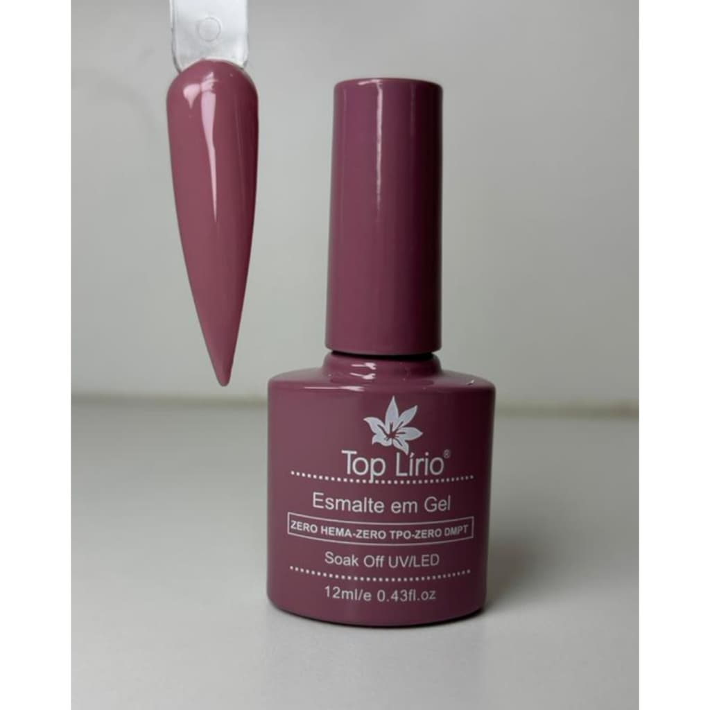 Esmalte em Gel Top Lirio Soak Off Uv/led 12ml Coleção E