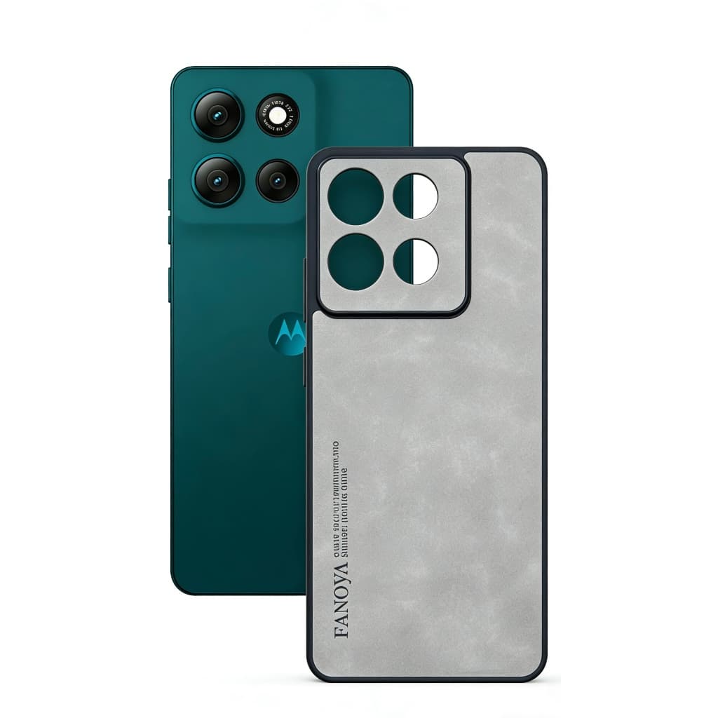 Capa Capinha De Couro De Luxo Anti Impacto P/Motorola MOTO EDGE 60/60 FUSION/G05/G15/G17/G35/G75/G56/G86