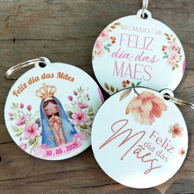 25 Chaveiros dia das mães, lembrancinha, brinde - enviamos montado!