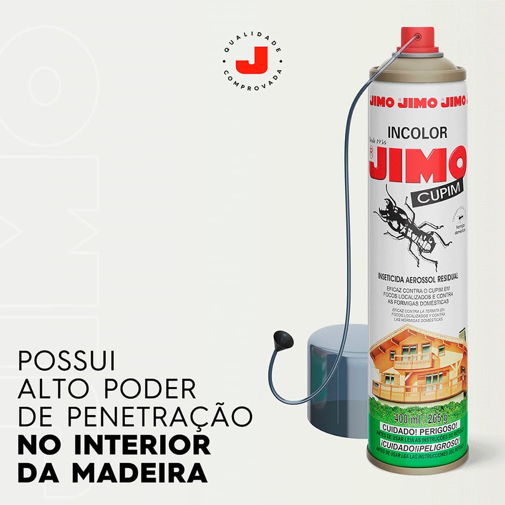 Jimo  Cupim Aerossol Residual 400ml