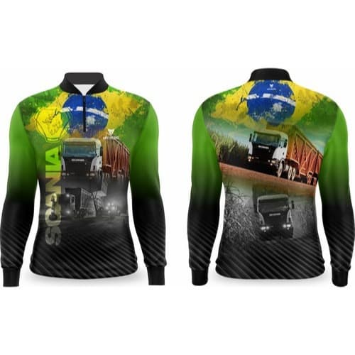 Matreiro Camiseta UV Canavieiro Brasil Manga Longa Proteção