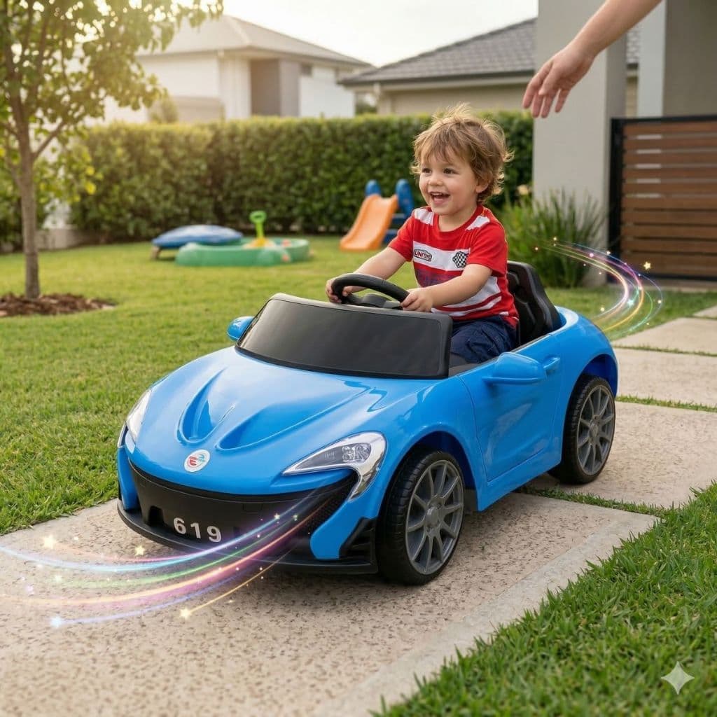 Carrinho Elétrico Infantil  Bateria Recarregável 6V Mini Esportivo Mc Laren Criança Presente