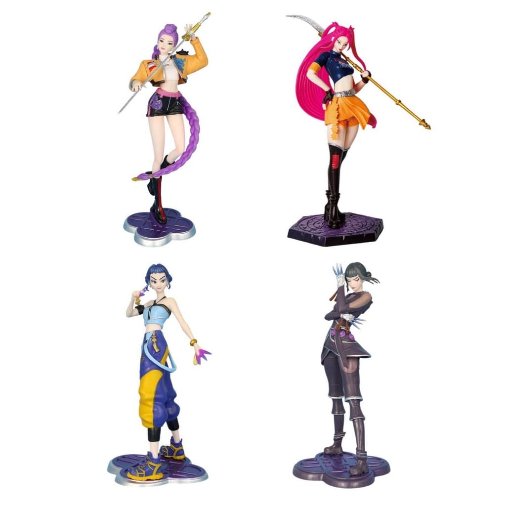 Action Figure Boneca Guerreiras do K-Pop Demon Hunters Cantoras - Rumi Mira e Zoey
