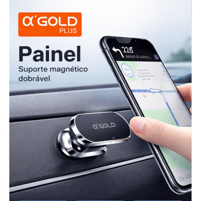 Suporte Magnético para Veículos Alpha Gold