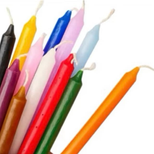 Velas de cera 18cm, queima de 4 horas, velas de qualidade, Valor unitario, Velas Coloridas, Vela Branca, anjo da guarda