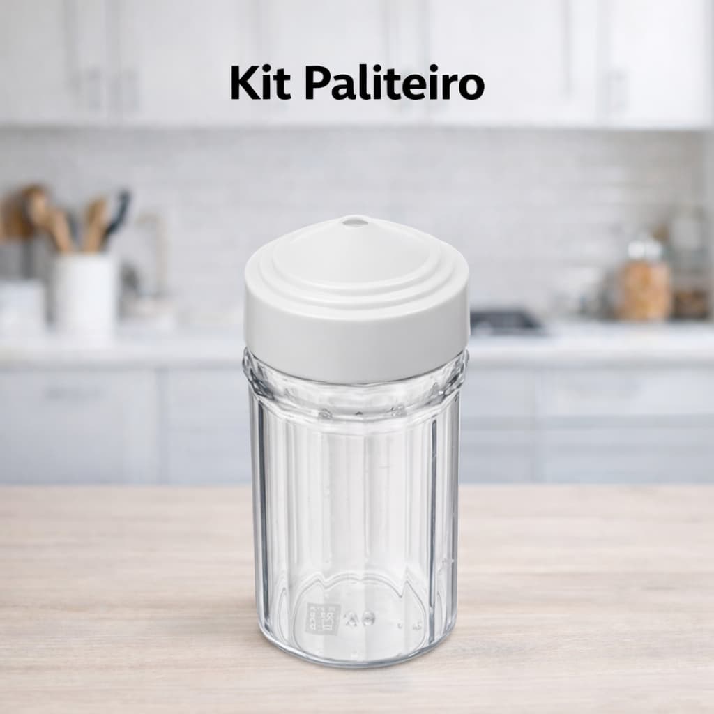 Kit Paliteiro Acrílico Premium 2, 4, 6 e 10 Unidades Dispenser Resistente