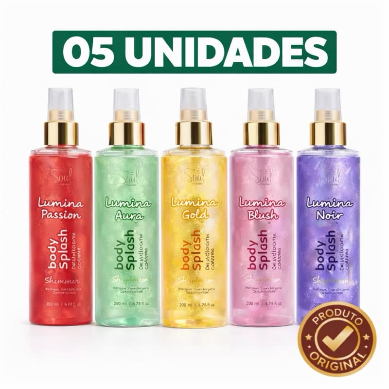Body Splash Soul Cosméticos Lumina 200ml