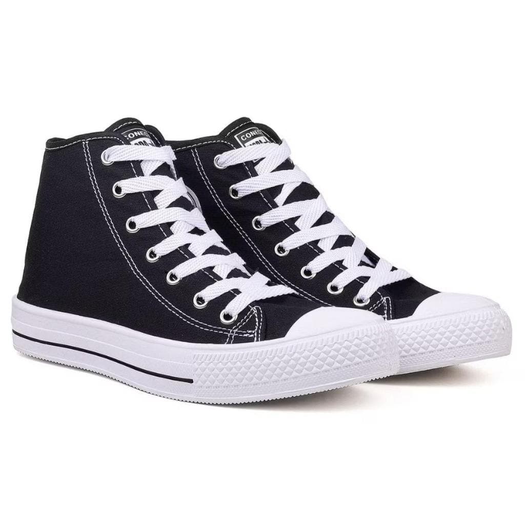 Tenis Botinha Moda STAR Casual Leve Confortavel Dia a Dia ENVIO IMEDIATO Promoção ML100