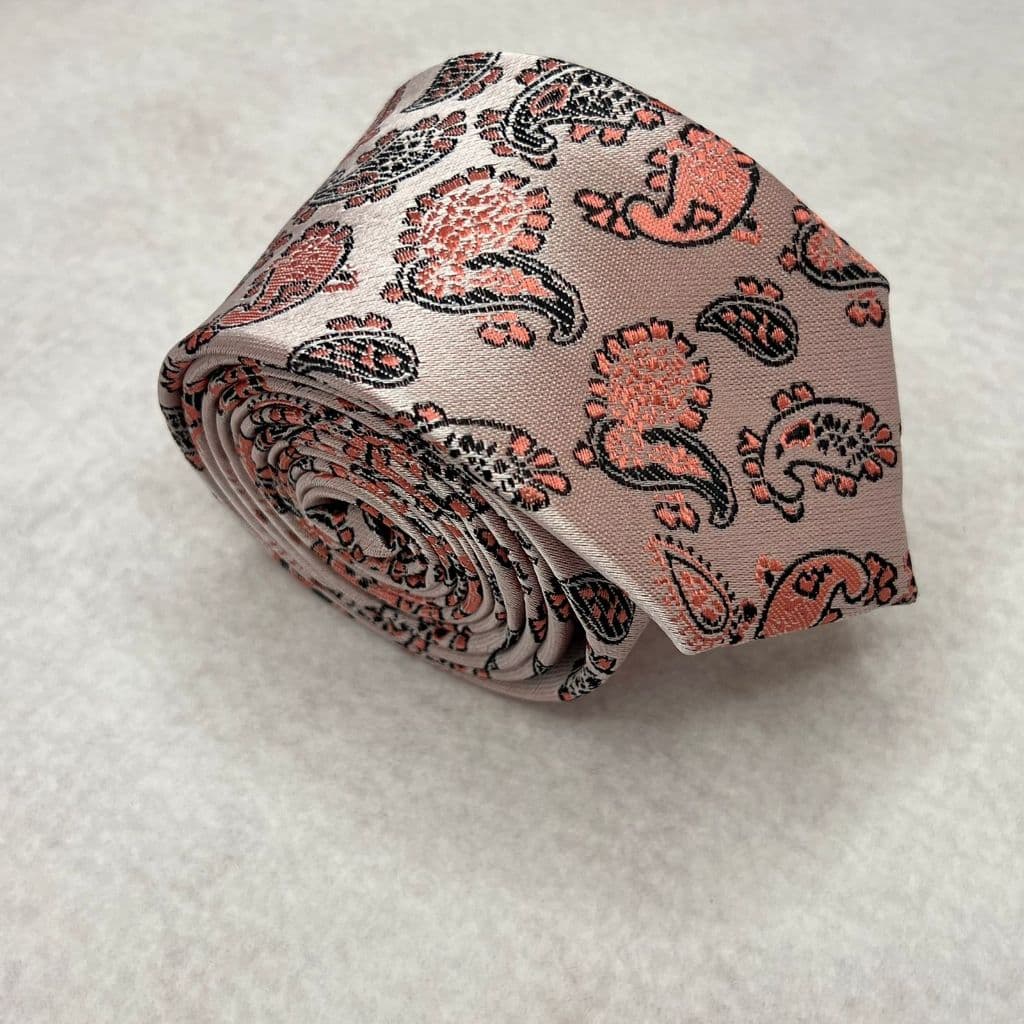 Gravata Masculina Paisley Elegante Padrão Clássico Gravata Para Festa Casamento Social
