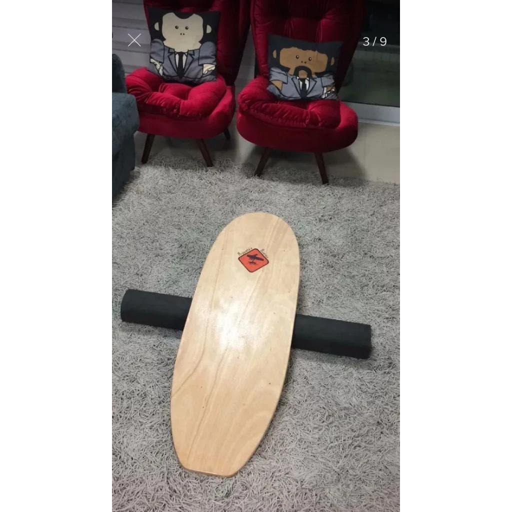 Prancha De Equilíbrio Balance Board Simulador De Longboard - Nature
