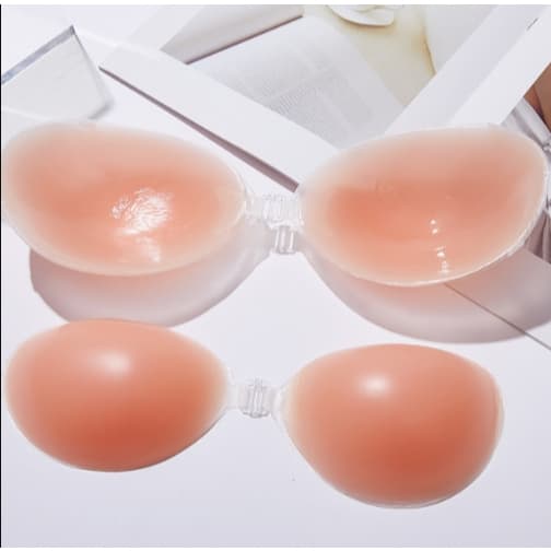 Sutiã Adesivo de Silicone Invisível Aumenta E Levanta Seios