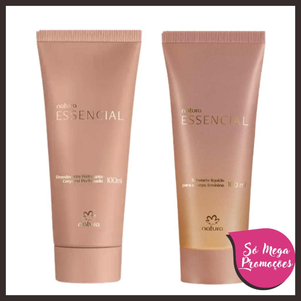 Kit Essencial Feminino (Sabonete Liquido + Hidratante) - Natura