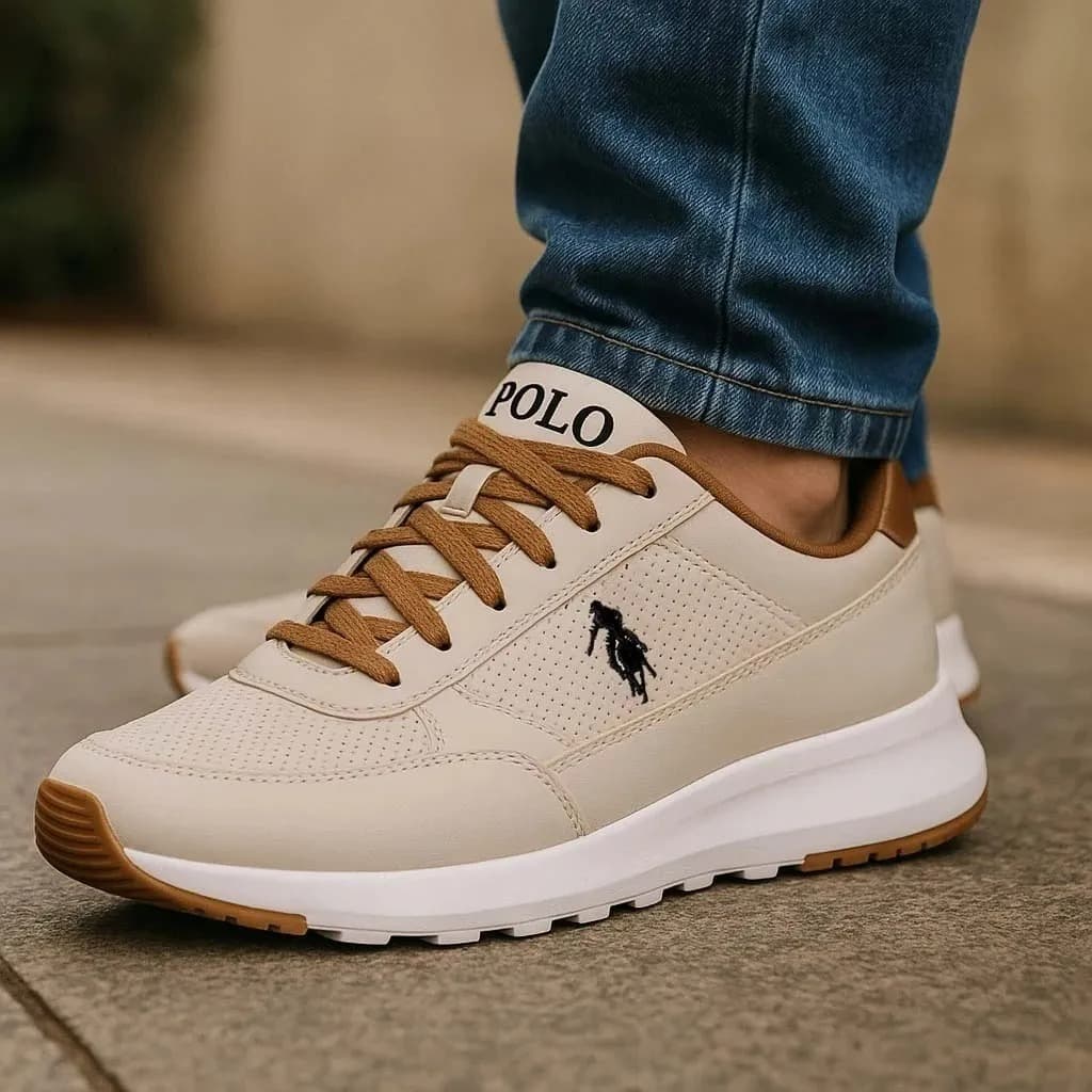Tenis Masculino Casual Polo Elite Moda Dia a Dia Oferta Promoção