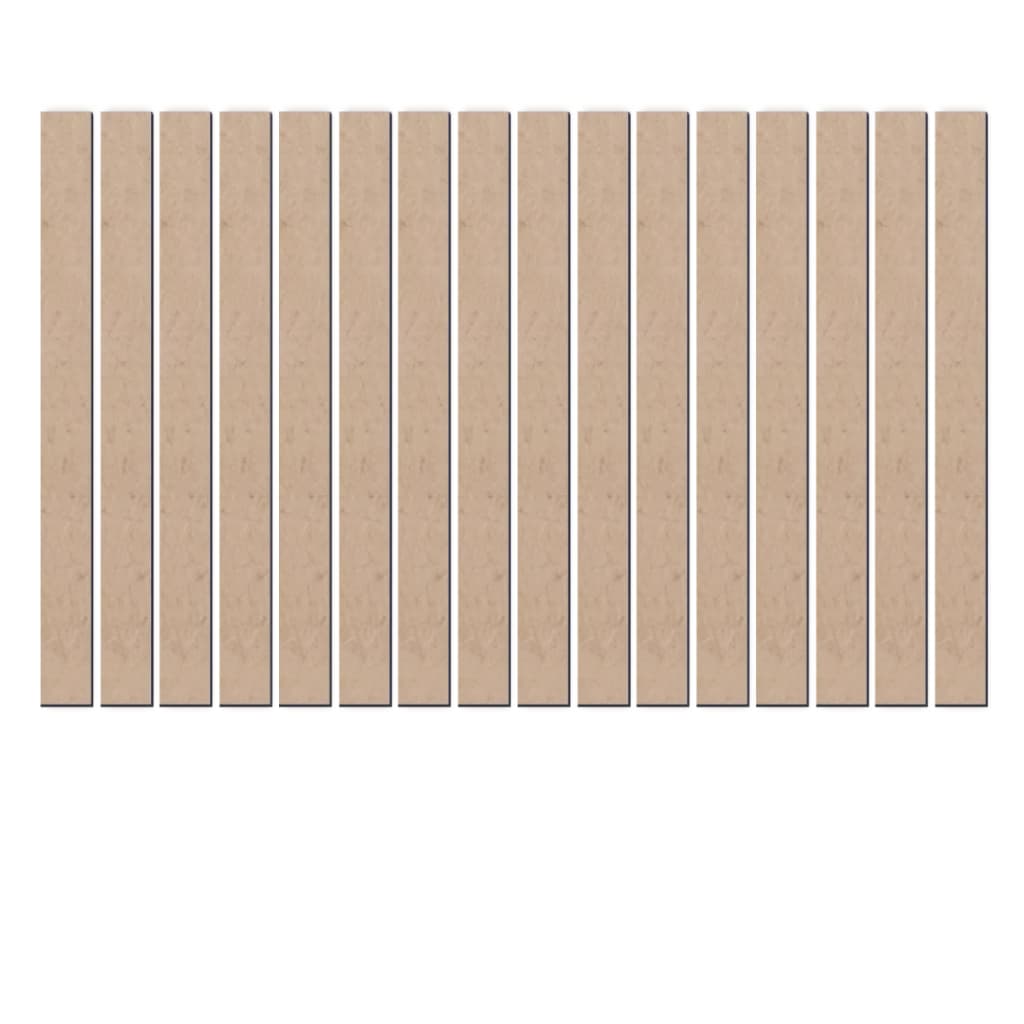Kit 20 Ripas Cru 120Cm Mdf Madeira Ripado Shiplap Painel Decorativo Retangular Decoração Quarto