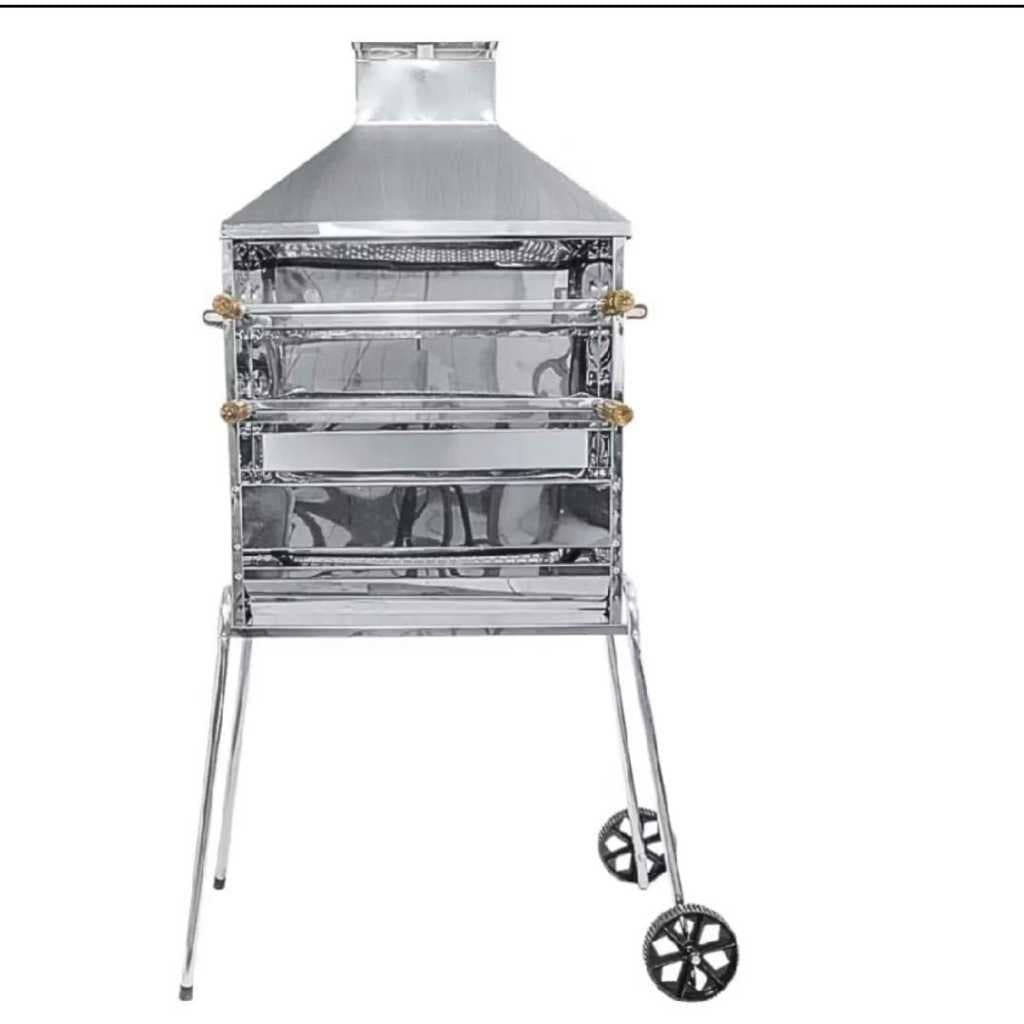 Churrasqueira Portatil Carrinho para Espetinho de Churrasco Móvel- 80 ESPETOS  POR HORA + ENVIO RÁPIDO E SEGURO