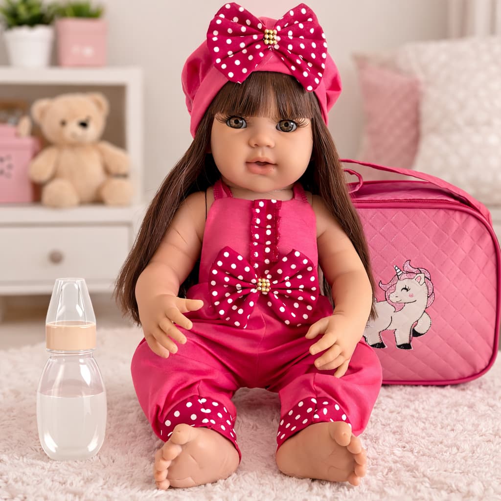 Bebê Reborn Menina Princesa Toda De Silicone  Lançamento Presente Promoção