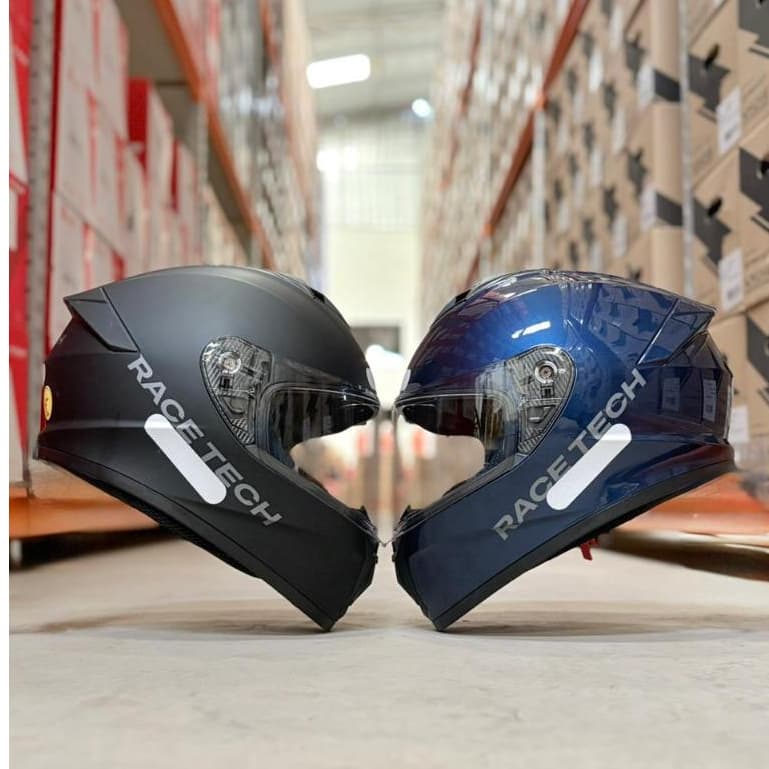 Capacete Race Tech Hit Monocolor Brilhante Fosco Fechado + narigueira masculino feminino Original