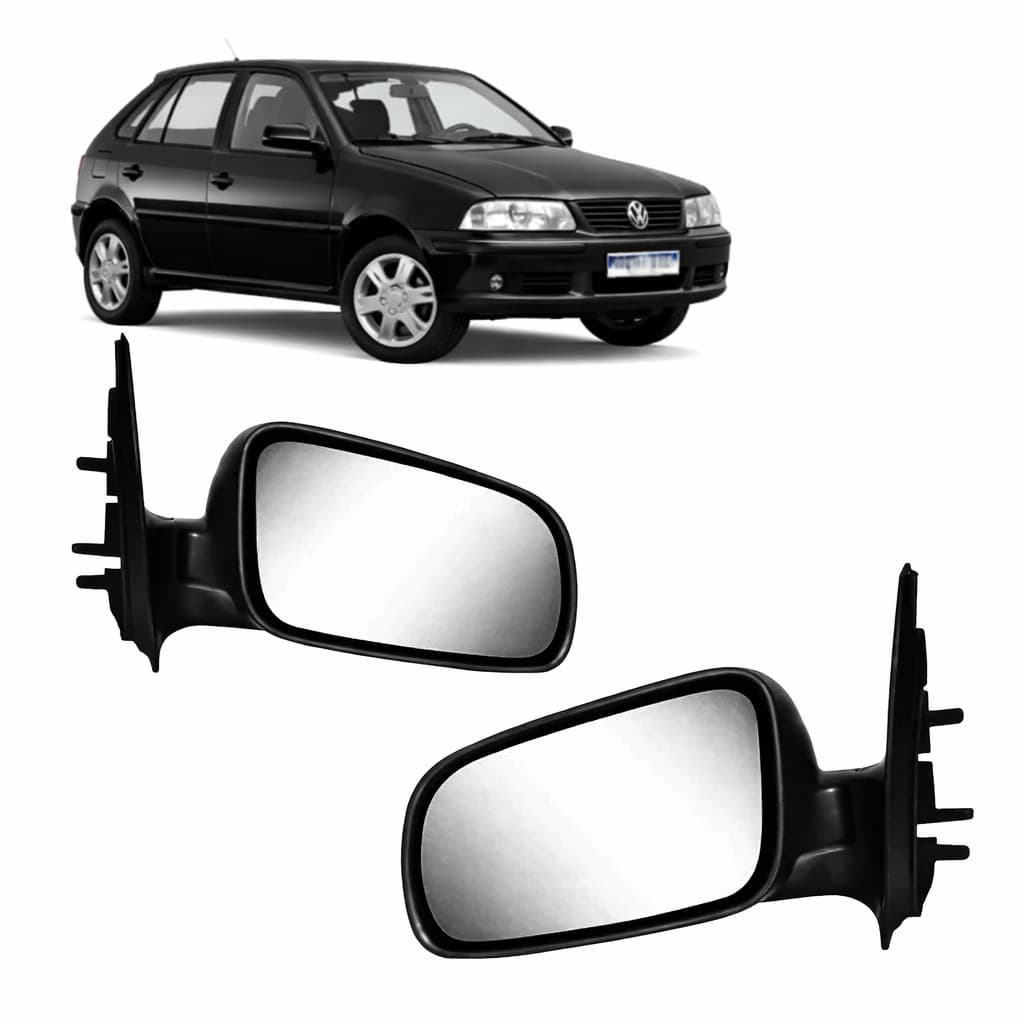 Retrovisor Gol G3 e G4 (1999 a 2014) 4 Portas Sem Controle – Disponível em Unidade ou Par