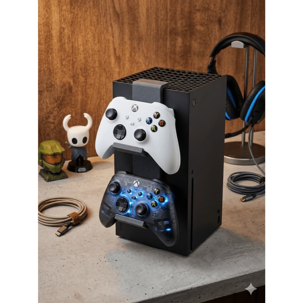 Suporte Controle e Headset Xbox Series X + BRINDE