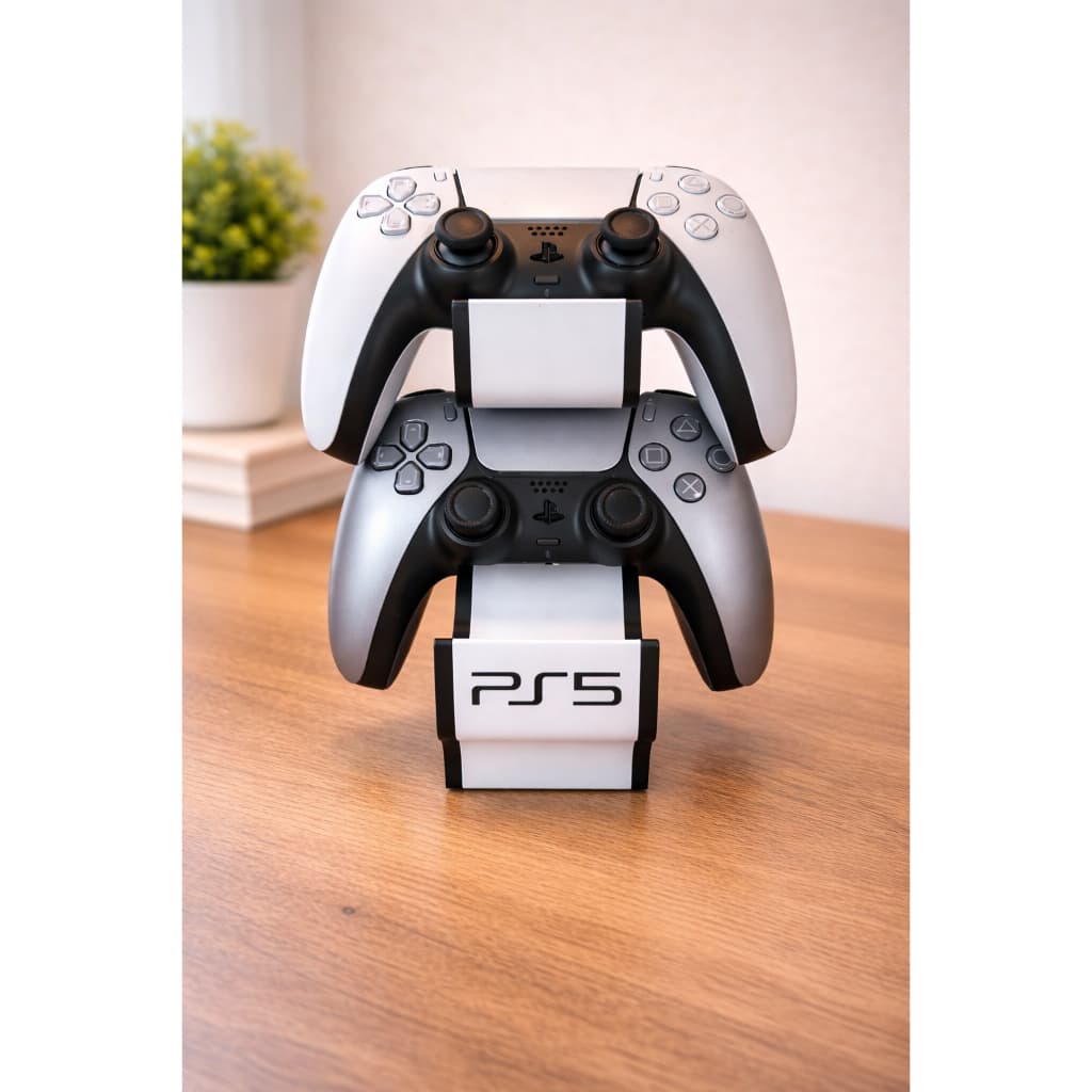 Suporte Duplo Controle PS5 e Xbox Suporte Gamer Organizador