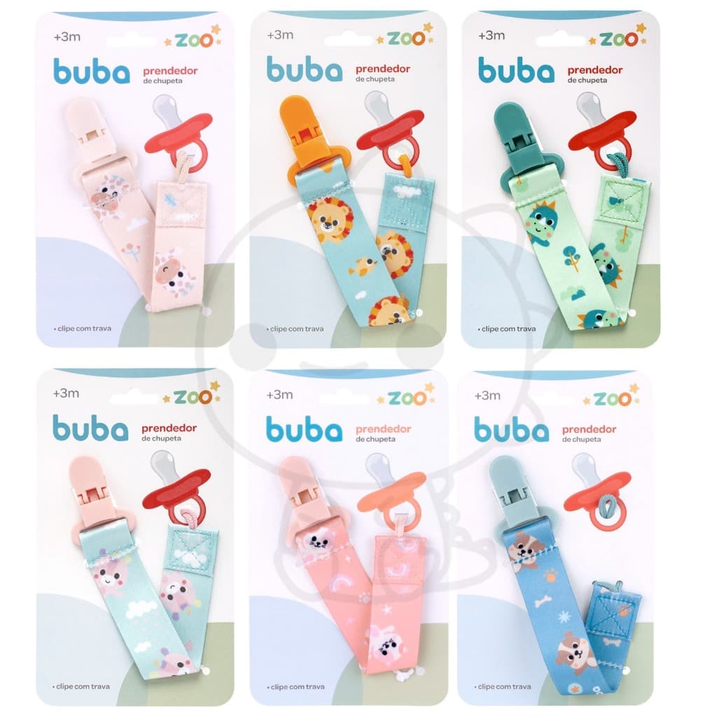 Prendedor de Chupeta Buba Prendedor bico cordinha infantil