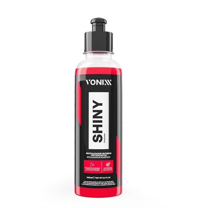 Shiny Revitalizador Pneu Pretinho Longa Duração Vonixx 500ml