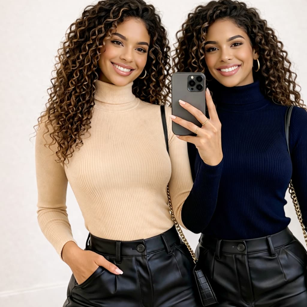 Blusa Manga Comprida Cacharrel Em Ribana Cores SORTIDAS