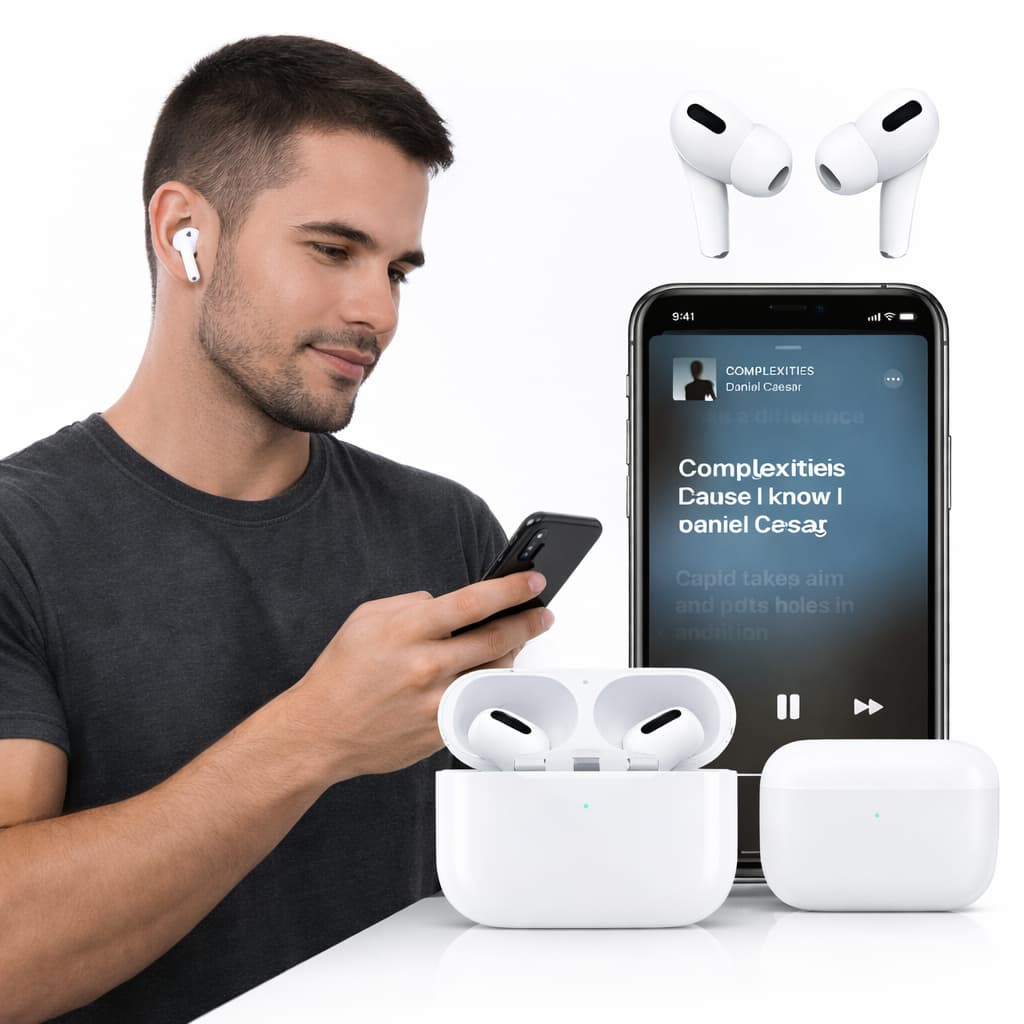 Fone Sem Fio Bluetooth Airpods PRO 3 Com Cancelamento De Ruído Bluetooth Pop-Up + GPS iOS e Android
