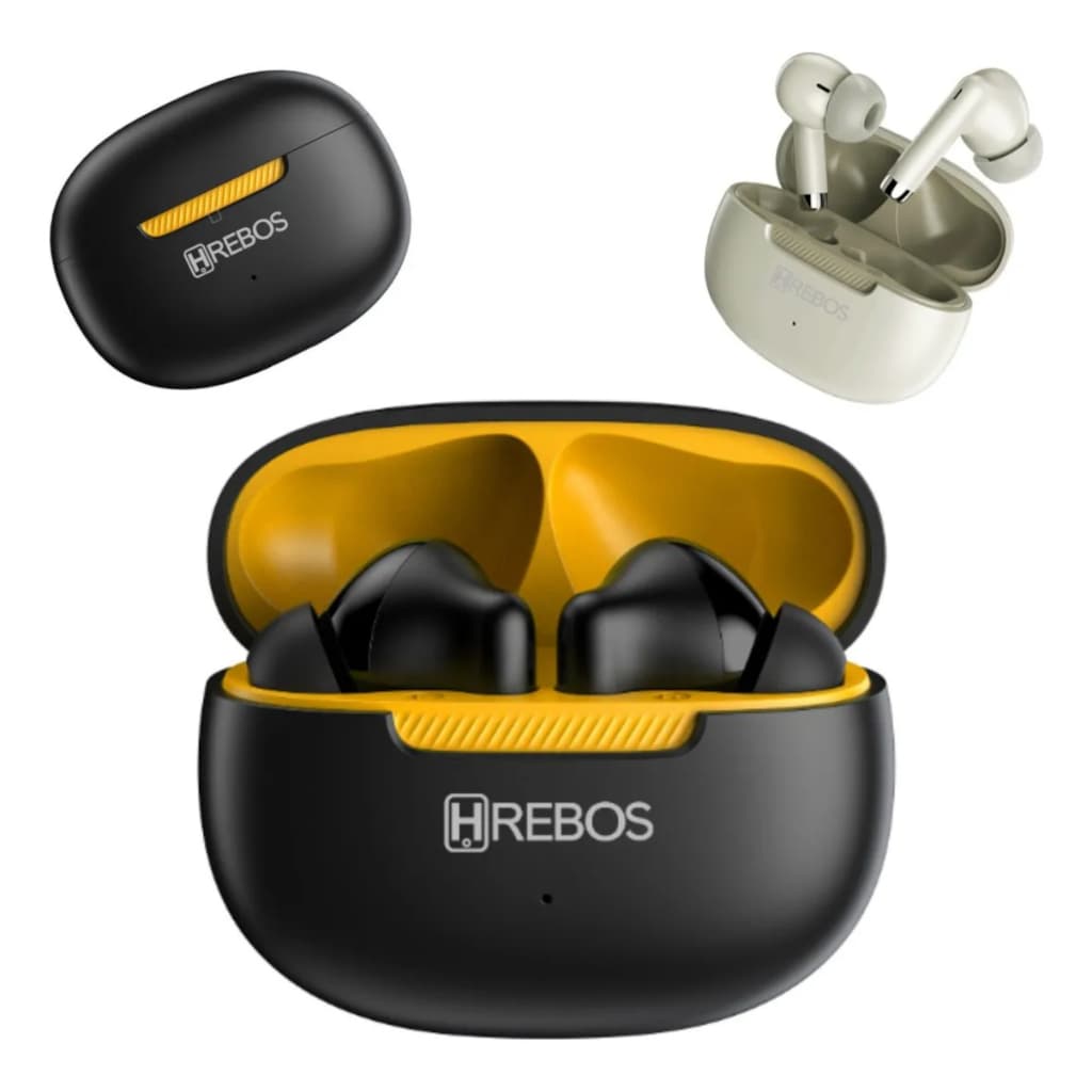 Fone de Ouvido Hrebos PureSound Wireless Musicas Chamadas Bluetooth EB-400