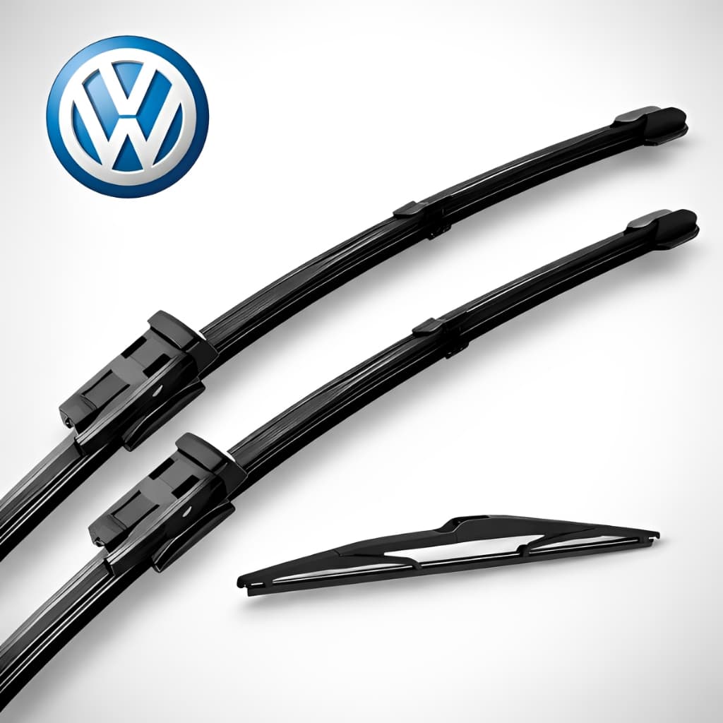 Kit Palheta Limpador de Parabrisa Silicone Chuva Vw Polo Virtus Nivus T-cros Gol Fox Taos