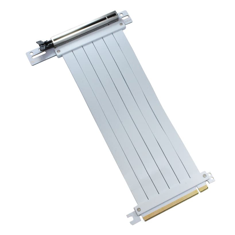Cabo Adaptador Riser Extensor Flexível Pci-e 3.0 x16 20cm Branco