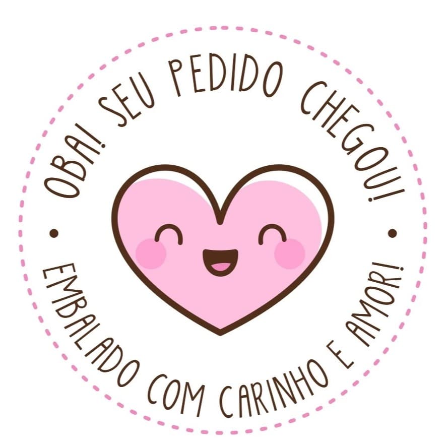 100 Etiqueta Adesiva Sua Encomenda Chegou