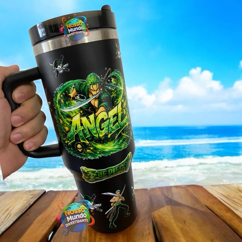 Copo Térmico One Piece Zoro