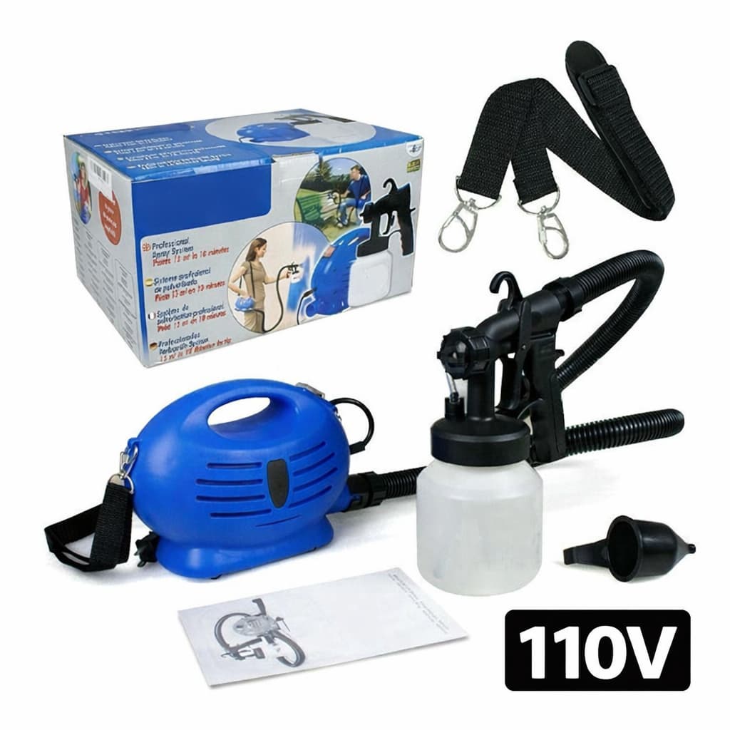 Pistola de Pintura Elétrica 650W – Pulverizador 110V