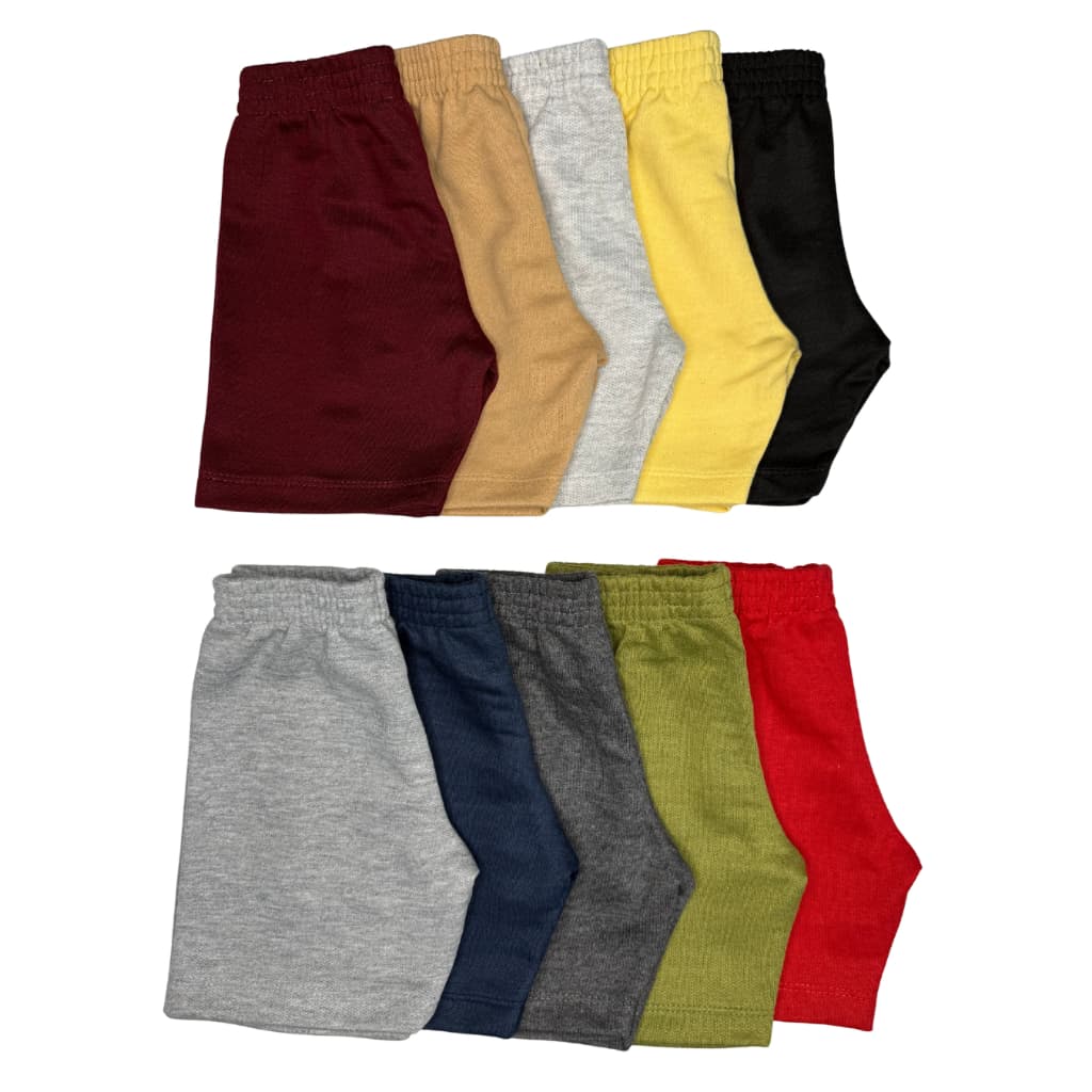 kit 3 Bermudas Sortido Infantil Menino Verão Casual 1 ao 10 Anos
