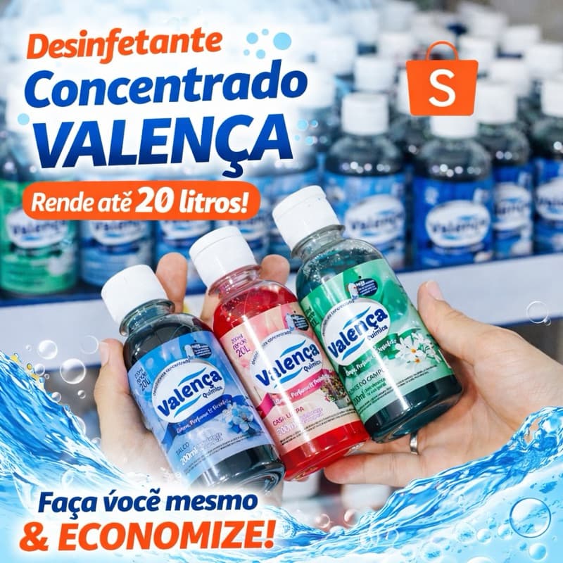 Base para 20 Litros de Desinfetante Concentrado