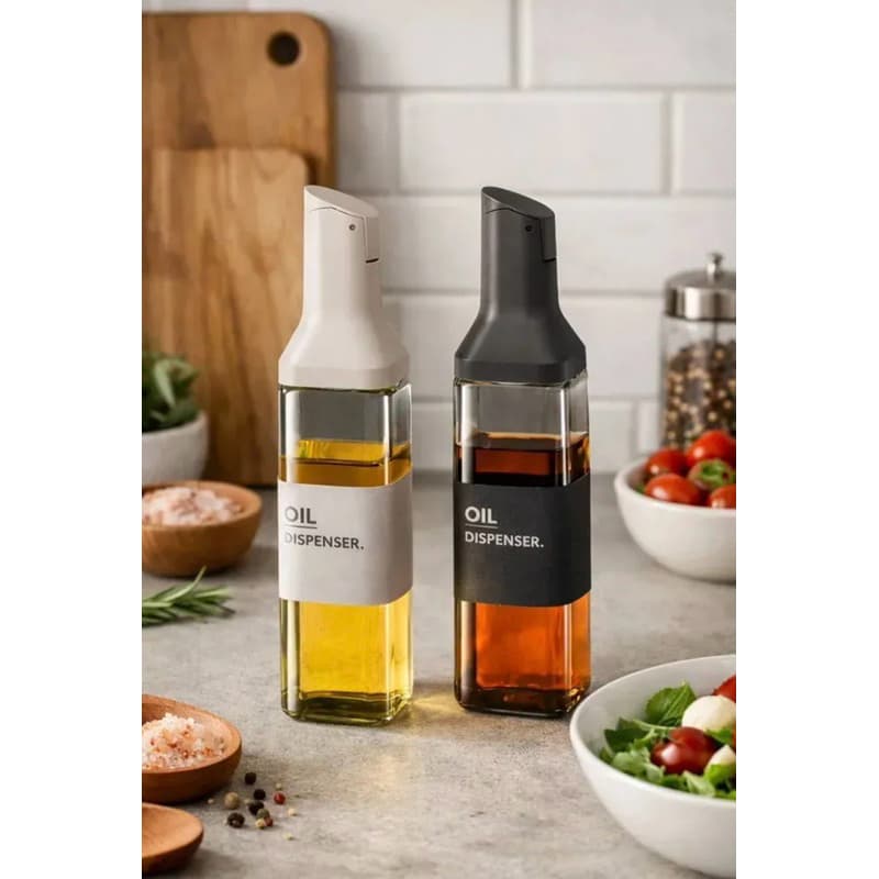 Galheteiro de Vidro Quadrado 500ml – Praticidade e Elegância na Sua Cozinha!