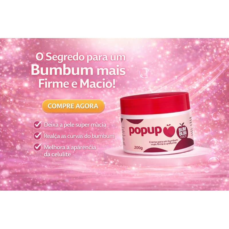 Gel Creme Popup 200g Termo Ativado - Multifuncional Ação Termogênico Realça curvas do corpo