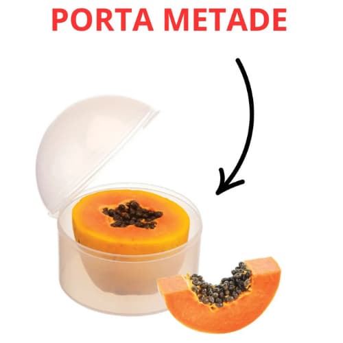 Porta Metades Transparente – Kit ou Unidade | Mais Higiene, Organização e Conservação