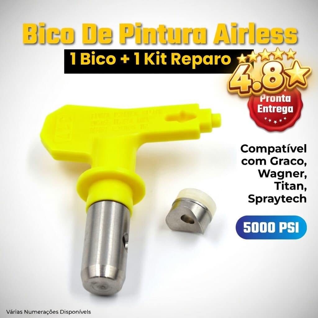 Bico De Pintura Para Pistolas Airless - Várias Numerações